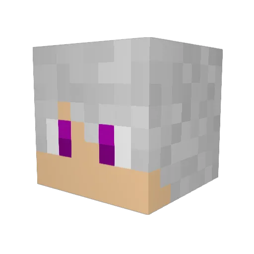 K1llR8 Minecraft avatar head, 3D render