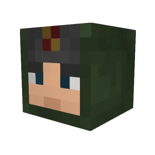 K1llYou Minecraft avatar head, 3D render