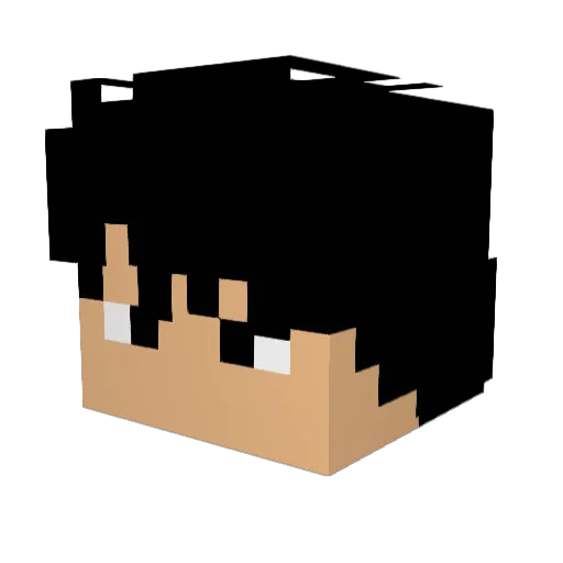 K1ll_3r Minecraft avatar head, 3D render