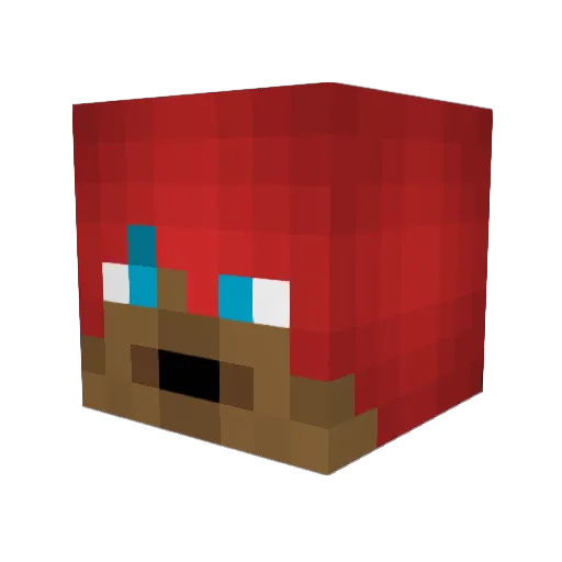K1llcam Minecraft avatar head, 3D render