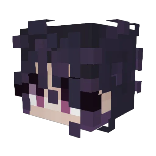 K1meraaa Minecraft avatar head, 3D render