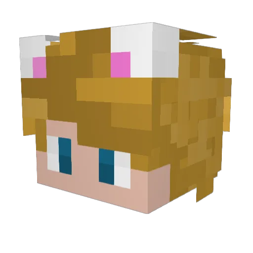 K1nd5tranger Minecraft avatar head, 3D render