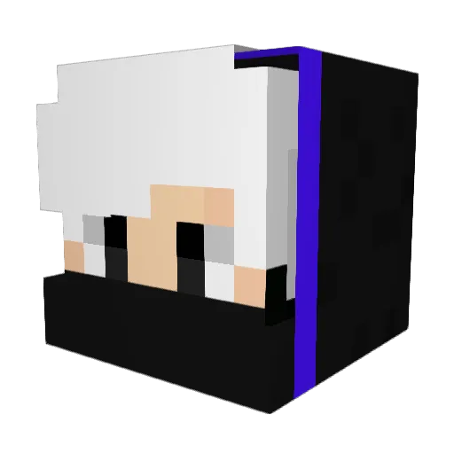 K1nder228 Minecraft avatar head, 3D render