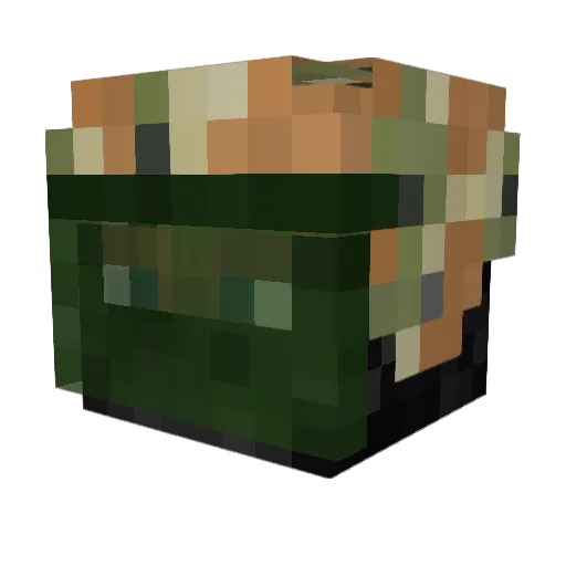 K1nderVerslinder Minecraft avatar head, 3D render