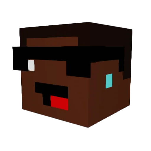 K1ngHarryIII Minecraft avatar head, 3D render