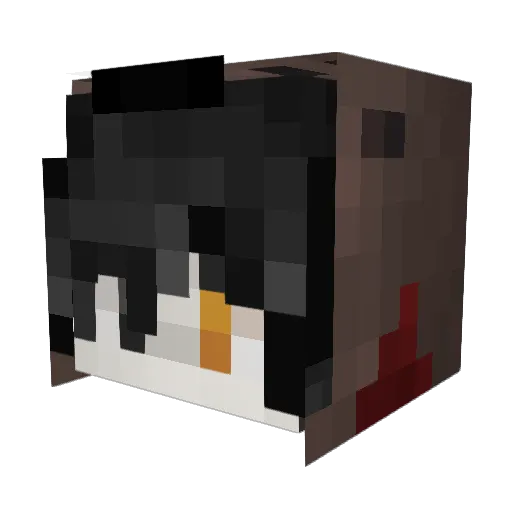 K1ngL3w1s Minecraft avatar head, 3D render