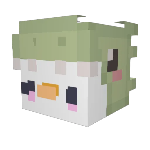 K1ngOfRoses Minecraft avatar head, 3D render