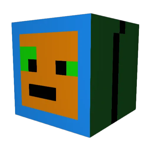 K1ngXX5 Minecraft avatar head, 3D render