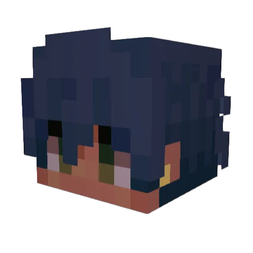 K1ng_Ac3 Minecraft avatar head, 3D render
