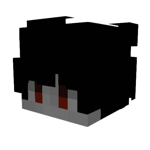 K1ng_Ki Minecraft avatar head, 3D render