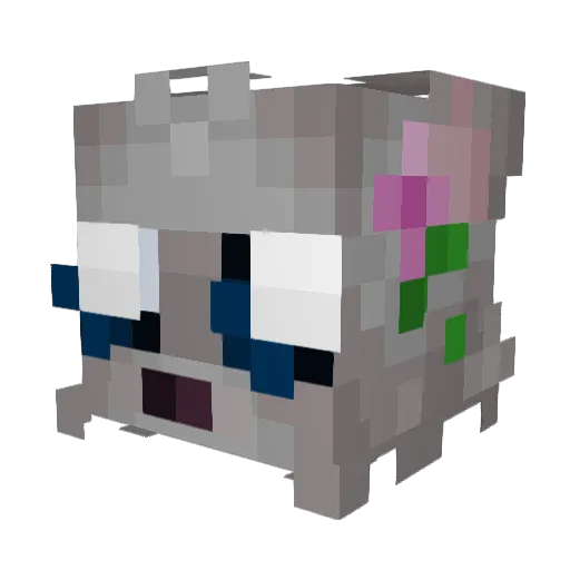 K1rbSteR Minecraft avatar head, 3D render