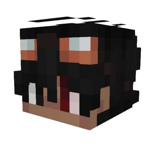 K1tchi Minecraft avatar head, 3D render