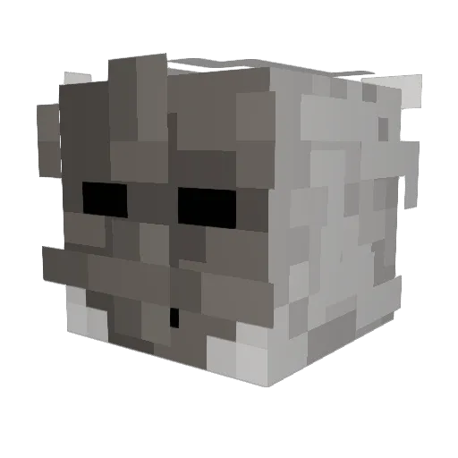 K1vam Minecraft avatar head, 3D render