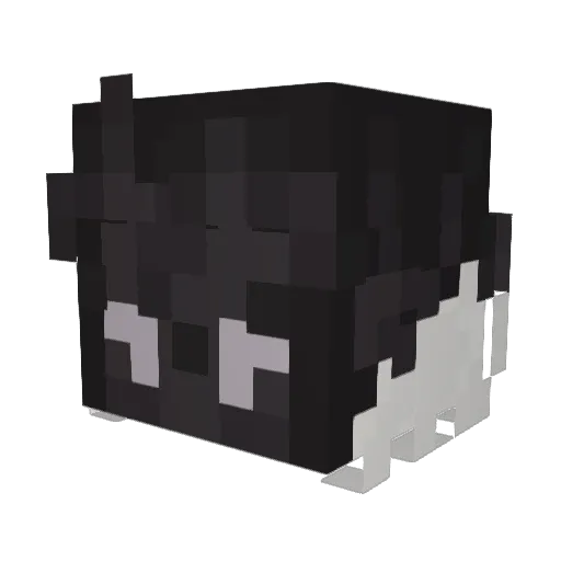 K1yom1_ Minecraft avatar head, 3D render