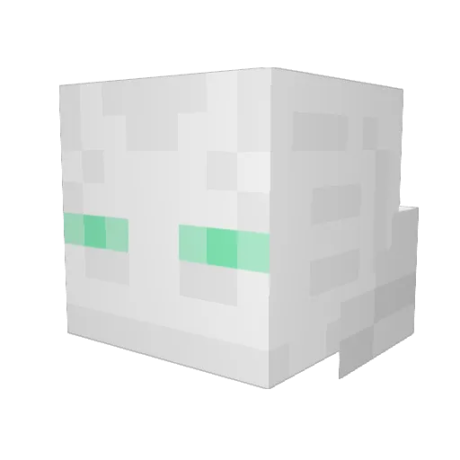 K1zume Minecraft avatar head, 3D render