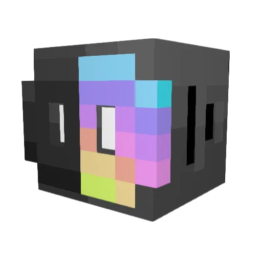 K2ESSO Minecraft avatar head, 3D render