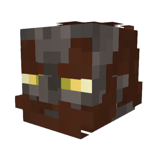 K2LMN Minecraft avatar head, 3D render