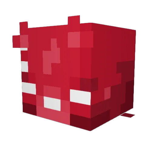K2bos1 Minecraft avatar head, 3D render