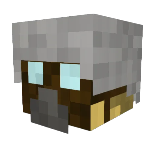 K2kred Minecraft avatar head, 3D render