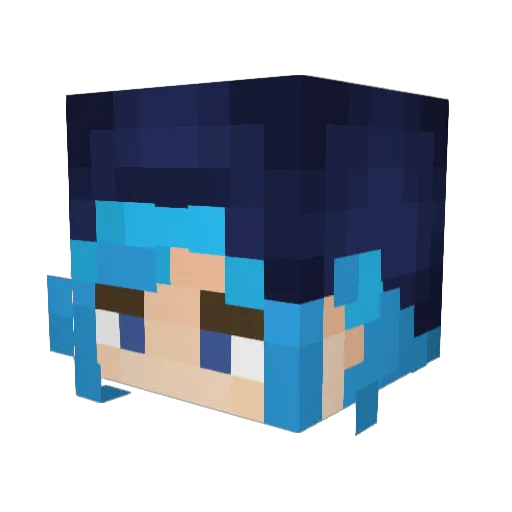 K3EITH Minecraft avatar head, 3D render