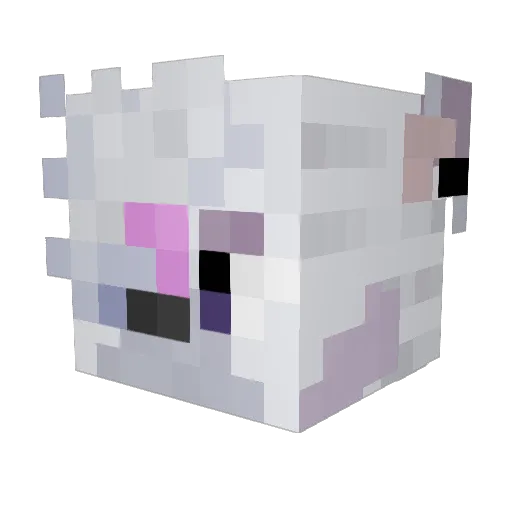 K3Licia Minecraft avatar head, 3D render