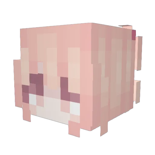 K3MPY_450 Minecraft avatar head, 3D render