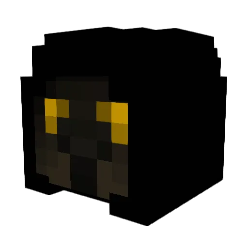 K3R_ Minecraft avatar head, 3D render