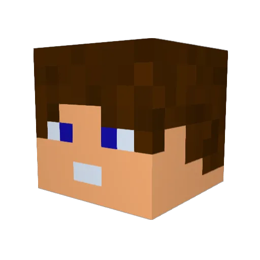 K3RnEy Minecraft avatar head, 3D render