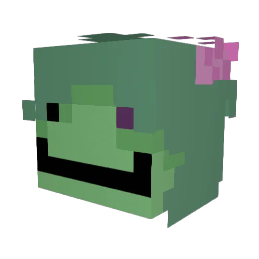 K3TCHUP5 Minecraft avatar head, 3D render