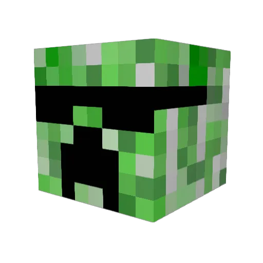 K3VERMILLION Minecraft avatar head, 3D render