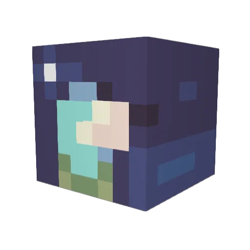 K3VINNNNN Minecraft avatar head, 3D render