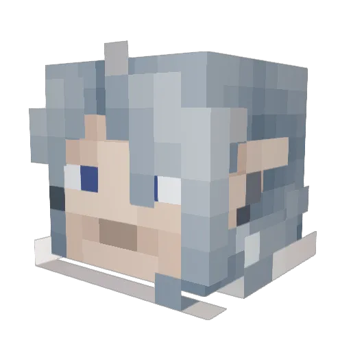 K3denRW Minecraft avatar head, 3D render