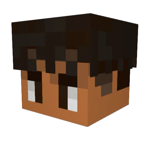 K3dric Minecraft avatar head, 3D render