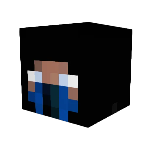 K3ggy Minecraft avatar head, 3D render