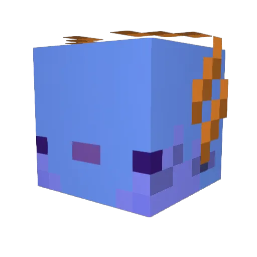 K3kk0u Minecraft avatar head, 3D render