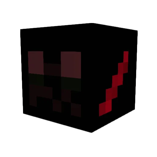 K3melow Minecraft avatar head, 3D render