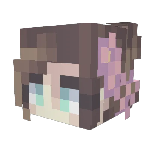 K3nnachu Minecraft avatar head, 3D render