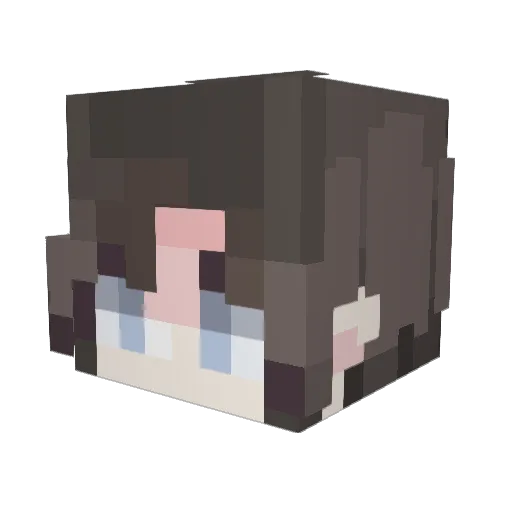 K3nophobia Minecraft avatar head, 3D render
