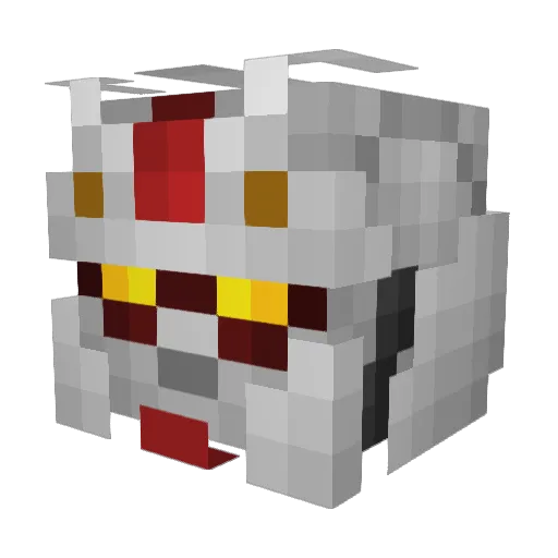 K3nru Minecraft avatar head, 3D render