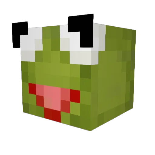 K3rmitDaFrog Minecraft avatar head, 3D render