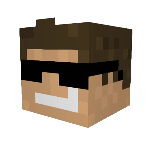 K3rss0n Minecraft avatar head, 3D render