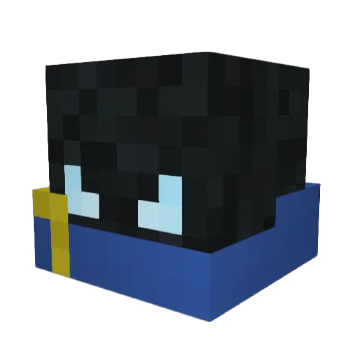 K3terix Minecraft avatar head, 3D render