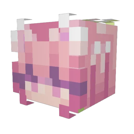 K3thy Minecraft avatar head, 3D render