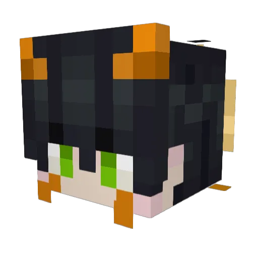 K3yco Minecraft avatar head, 3D render