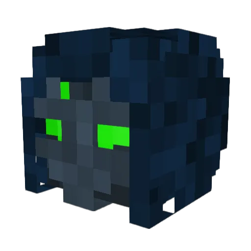 K4J3TT3 Minecraft avatar head, 3D render
