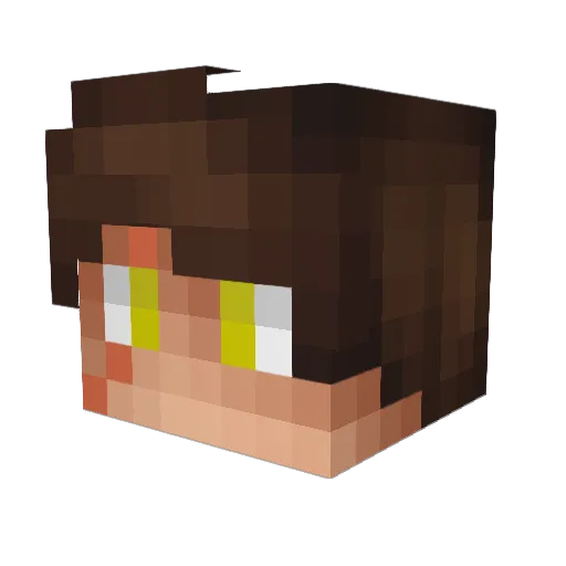 K4L0RYFER Minecraft avatar head, 3D render