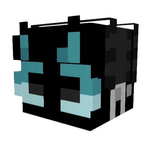 K4MC Minecraft avatar head, 3D render