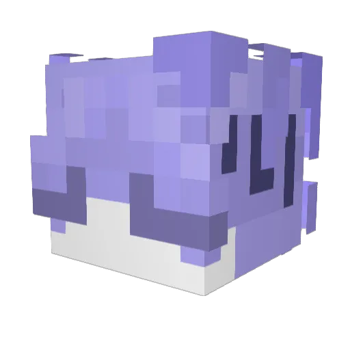 K4MI_01 Minecraft avatar head, 3D render