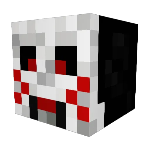 K4O5 Minecraft avatar head, 3D render