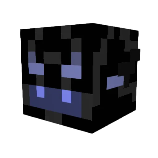 K4R4MB1T Minecraft avatar head, 3D render